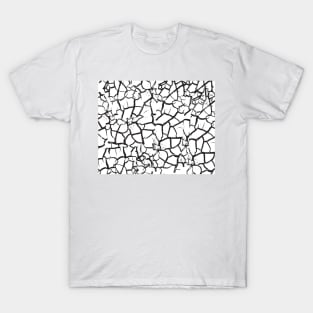 Yarra Mud Flats texture Art T-Shirt